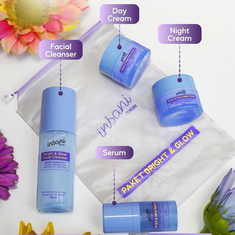 INSANI SKINCARE PAKET BRIGHT & GLOW / PAKET ACNE