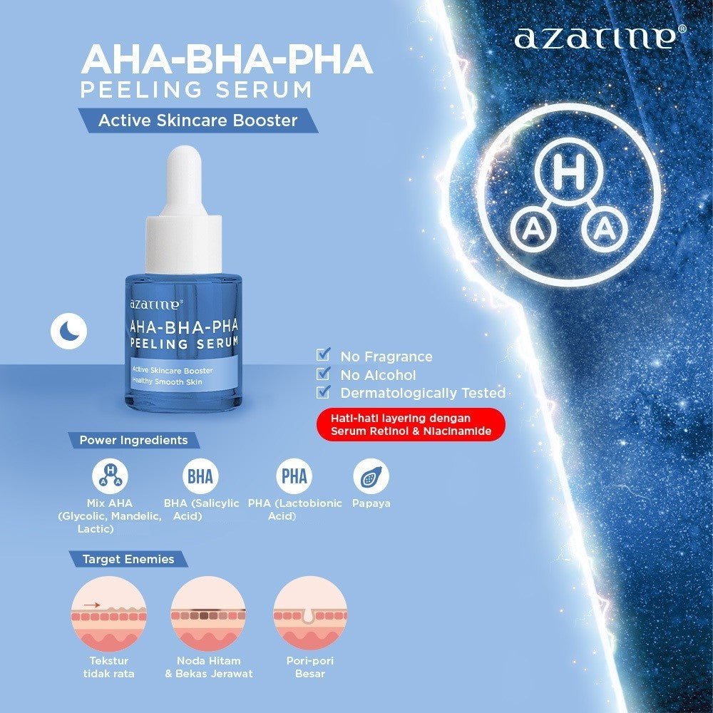 Azarine Hydrating Skin Series [5 pcs] Paket Skincare untuk Melembabkan dan Hidrasi Kulit Kering with Sunscreen