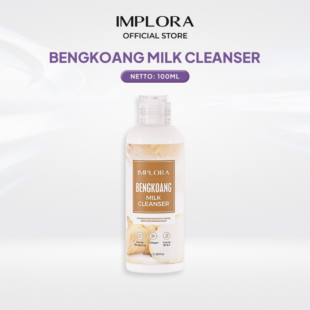 Implora Bengkoang Cleanser Series | Micellar water bengkuang pembersih wajah | Mencerahkan dan Melembapkan Kulit