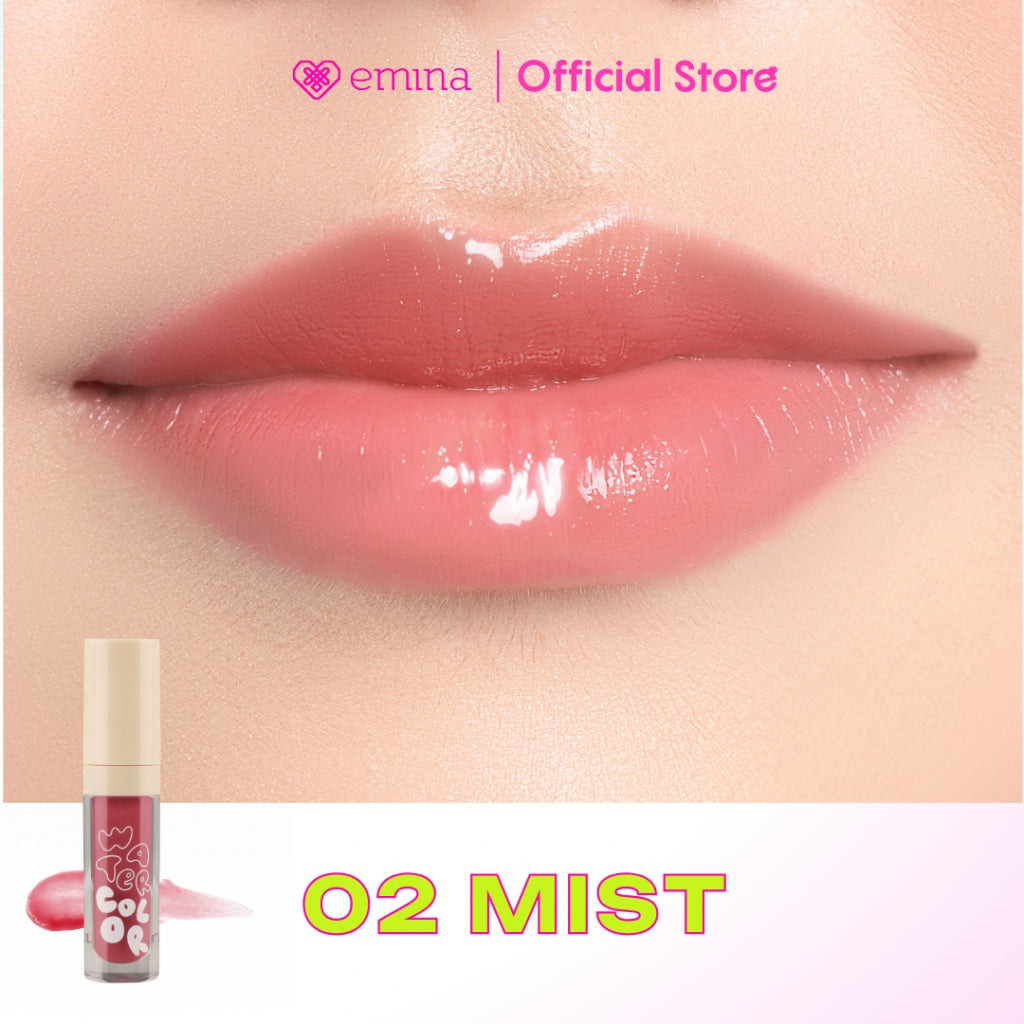 Emina Watercolor Lip Serum - Serum Bibir Tinted Mencerahkan dalam 7 Hari