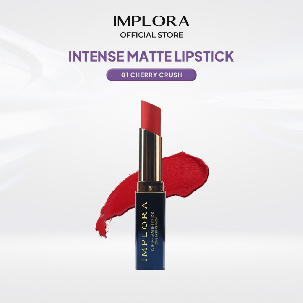 Implora Lipstick Intense Matte | Lipstik Transferproof Long-Lasting