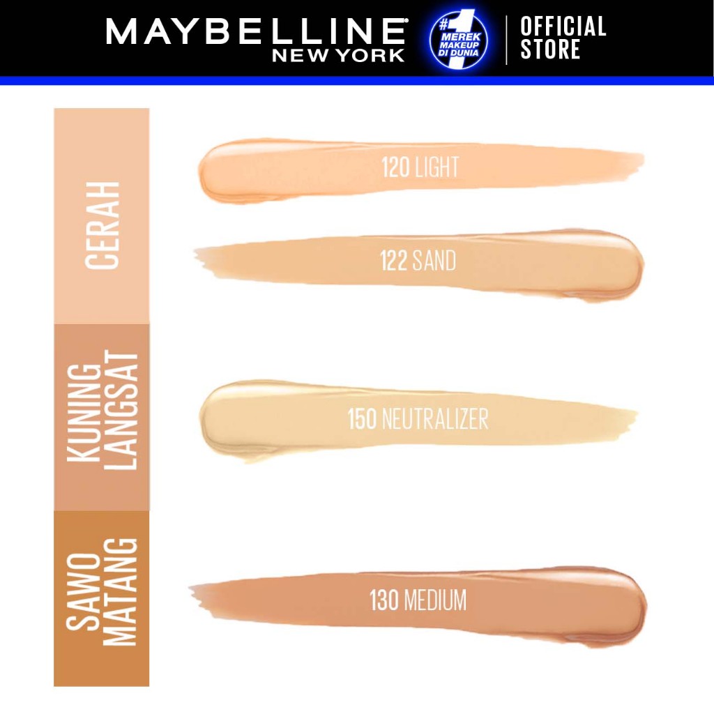 Maybelline Instant Age Rewind Treatment Concealer Make Up - 6ml (Concealer Cair Untuk Menghapus Lingkaran Hitam Mata)