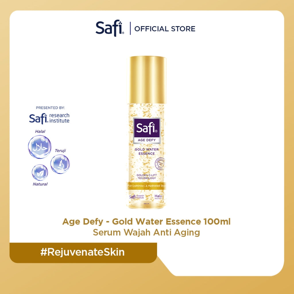 SAFI - Age Defy - Gold Water Essence 100ml - Serum Wajah Anti Aging