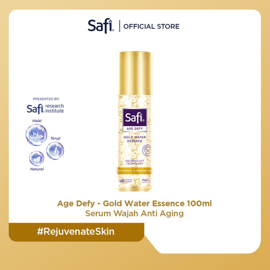 SAFI - Age Defy - Gold Water Essence 100ml - Serum Wajah Anti Aging