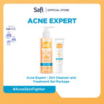 Safi Acne Expert 2in1 Cleanser and Spot Gel Package