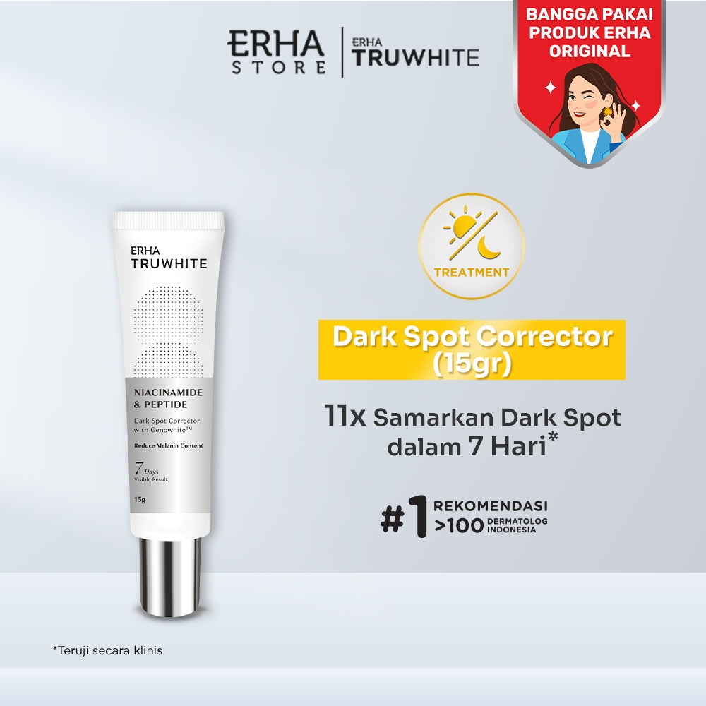 ERHA Truwhite Niacinamide & Peptide Dark Spot Corrector 15g - Krim Pencerah Flek Hitam