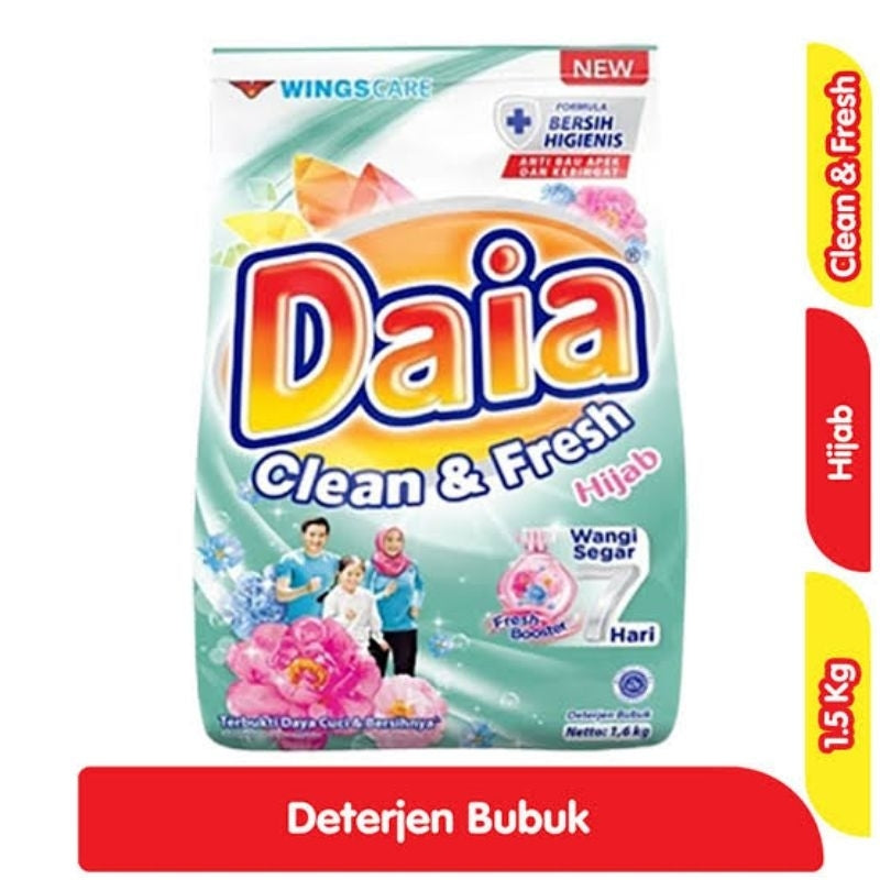 SABUN DAIA DETERGENT PUTIH 1.5 KG
