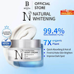 PREMIERE BEAUTE Niacinamide Centella Cream Luminous White Glow Brightening Night Cream 30g whitening Meratakan dan Mencerahkan Kulit Wajah dengan Instant