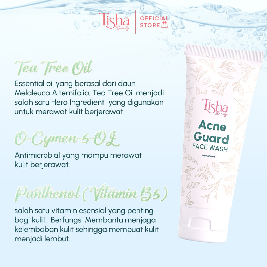 Tisha Beauty Acne Guard Face Wash – Tea Tree Anti Acne 50ml