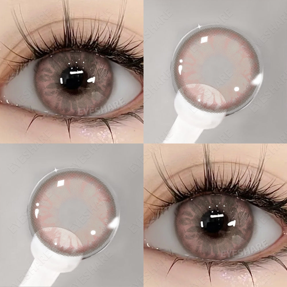 Eyeshare Barbie Softlens Gray Soft 14.2mm Color Contact Lens Yearly Use Big Eye Soflen