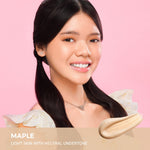 Glowsophy Cover Fit Serum Cushion Long Lasting All Day Velvet Matte Finish Cushion Ringan dengan Medium Coverage Menyamarkan Pori-Pori dan Garis Halus Cushion Kulit Asia Foundation Waterproof Make Up Setting Hasil Akhir Glowing Tekstur Ringan Di Wajah