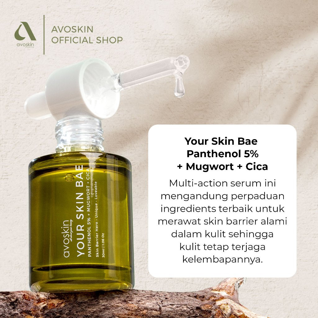 Serum Avoskin Your Skin Bae Panthenol 30ml-Merawat Skin Barrier, Kulit Lembap & Halus