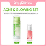 Glad2Glow Centella Water Gel Soothing Moisturizer Madeca Cream Berjerawat Acne Cica Pelembab Wajah 100g  Menenangkan kulit Mengurangi kemerahan Mengontrol minyak Mengobati kulit berjerawat Menjaga g2glow official store