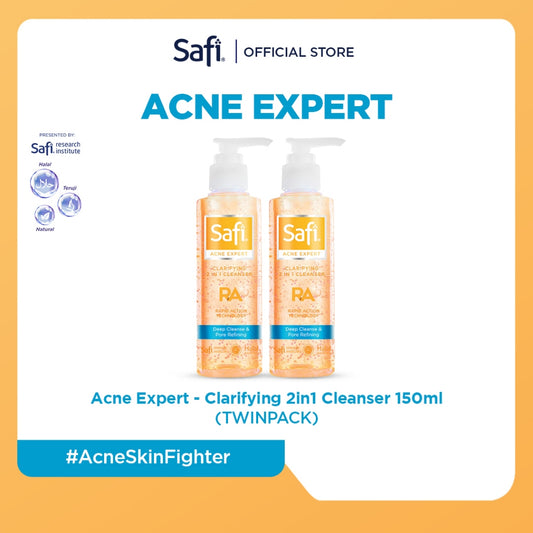 SAFI - Acne Expert - Clarifying 2in1 Cleanser 150ml - Twinpack