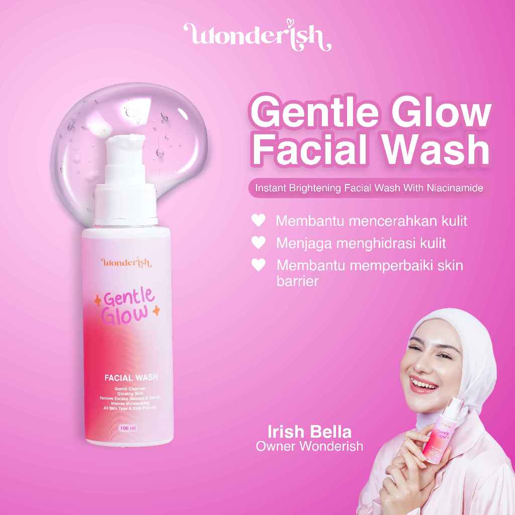 Wonderish Facial Wash - Sabun Cuci Muka Wonderish By Irish Bella