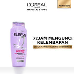 L’Oréal Paris Elseve Hyaluron Moisture Shampoo - 280 ml (Hyaluronic Acid 72 Jam Mengunci Hidrasi Rambut) - Shampo Rambut Terurai Indah dan Tidak Lepek