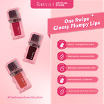 Raecca Swipe To Glow Lip Gloss - 8 Kandungan Aktif