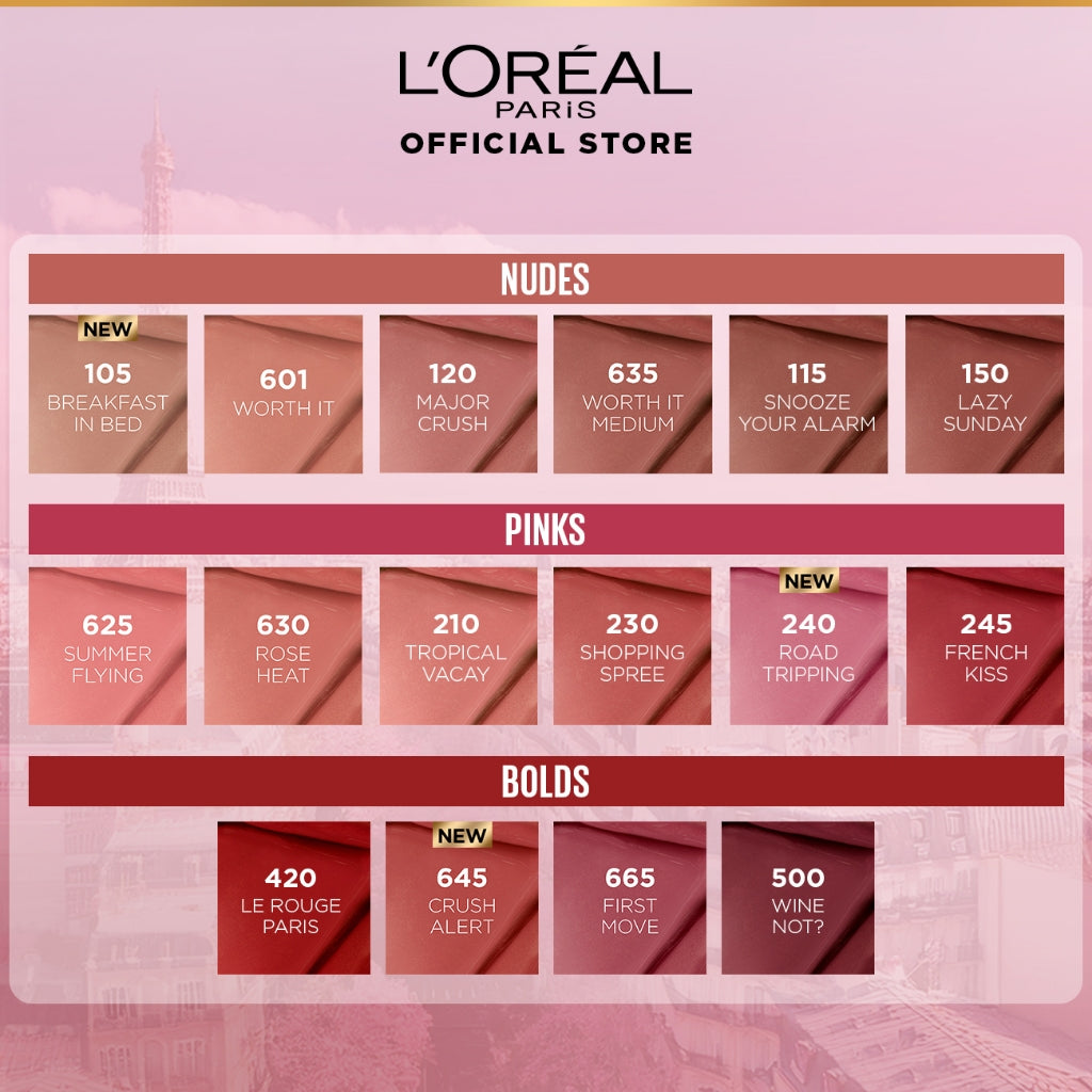 L’Oreal Paris Infallible Matte Resistance Liquid Lipstick for 16H Long Lasting Matte Lips, Transfer Proof, Smudge Proof, Longwear Hydrating Comfort