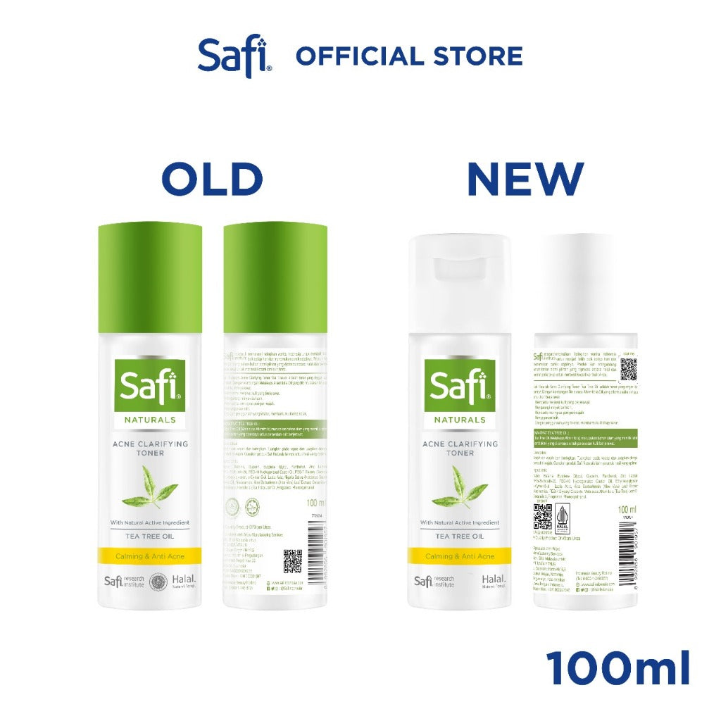 Safi Naturals Bundle: Face Cream, Cleanser, & Toning Toner Lotion Tea Tree Oil