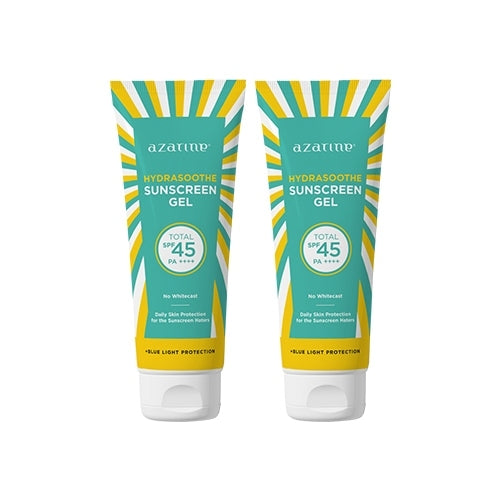 [SPECIAL AFFILIATE] [Twin Pack Gel] Azarine Hydrasoothe Sunscreen Gel SPF45 PA++++ [2x50ml] [LOLOS UJI INVIVO INVITRO] BEST SELLER sunscreen kulit berminyak berjerawat