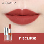 Azarine Shiny Galactic Mattelite Kit [2 PCS] Lipstick Matte with Pigmented Color Lightweight Transferproof Smugeproof Galactic Shine + Lip Gloss Hydrating Plumpy Effect Glittery Look Tahan Lama