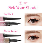 Noera Paket Fresh Look | Just Draw It Dual Eyeliner + Compact Powder