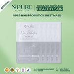ISI 6PCS - NPURE 6 pcs Sheet Mask Cica/Noni/Marigold/Licorice