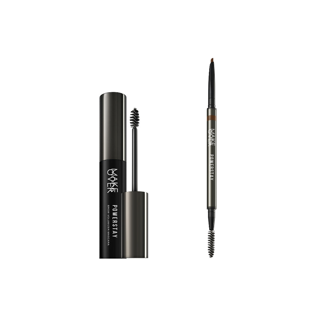 Make Over Duo Brow Bundle:  Powerstay Brow Volumizer Mascara + Micro Brow Sculptor