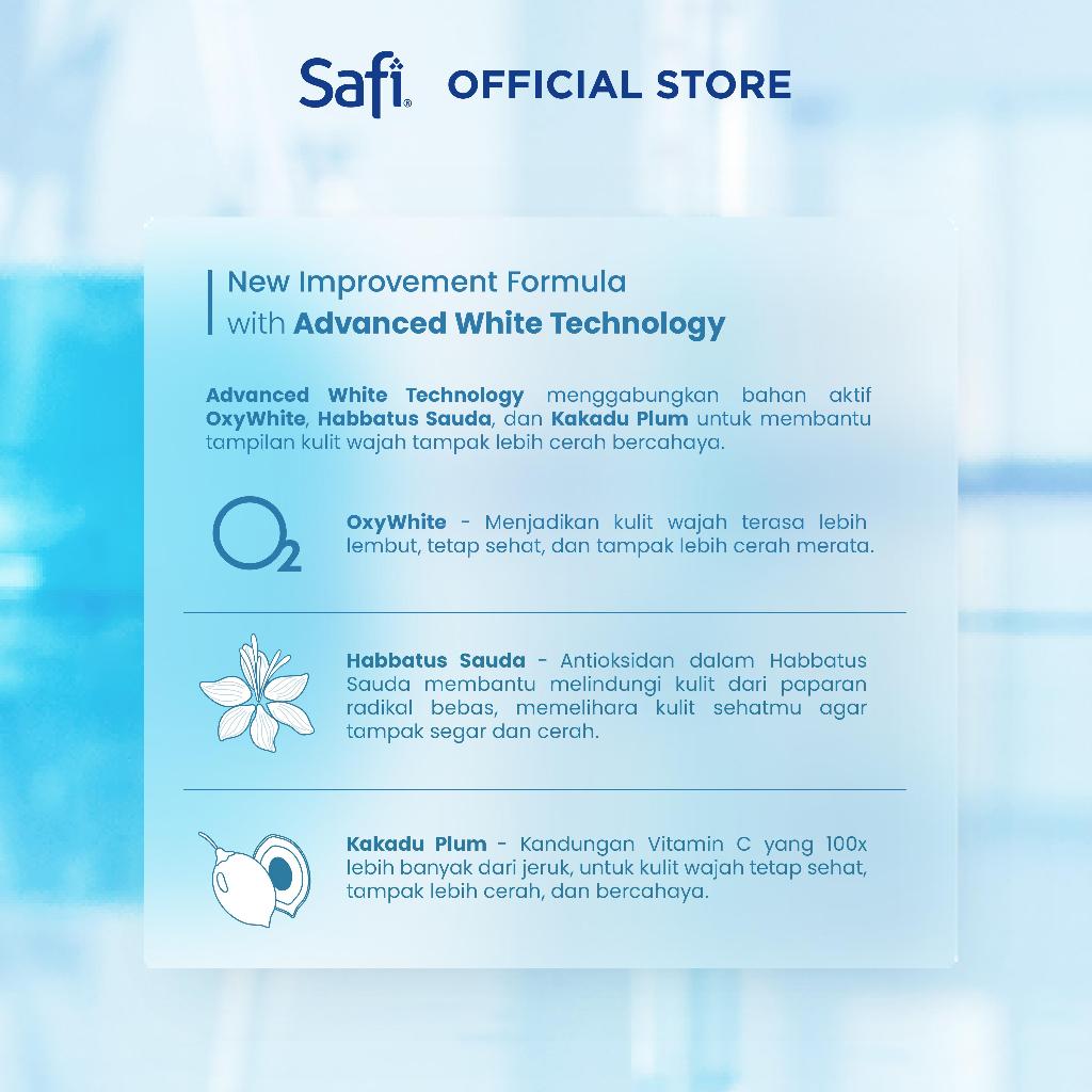 [MUST HAVE] Super Bright Day Cleanser - Safi Ultimate Bright Purifying Cleanser 100gr & Makeup remover 200ml