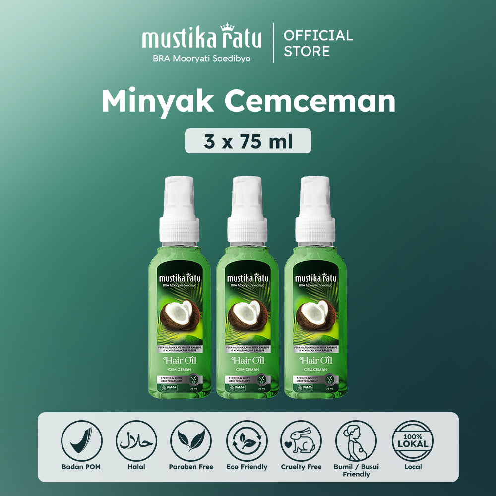 Mustika Ratu Triple Bundle Minyak Cemceman 75ml