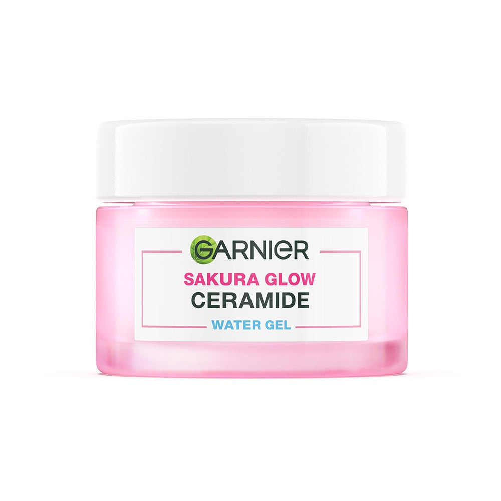 GARNIER Sakura Glow Ceramide Barrier Moisturizer Gel 50ml Skincare Water Gel Pelembab Ringan mencerahkan tone up pelembab wajah cream pemutih wajah glowing cepat