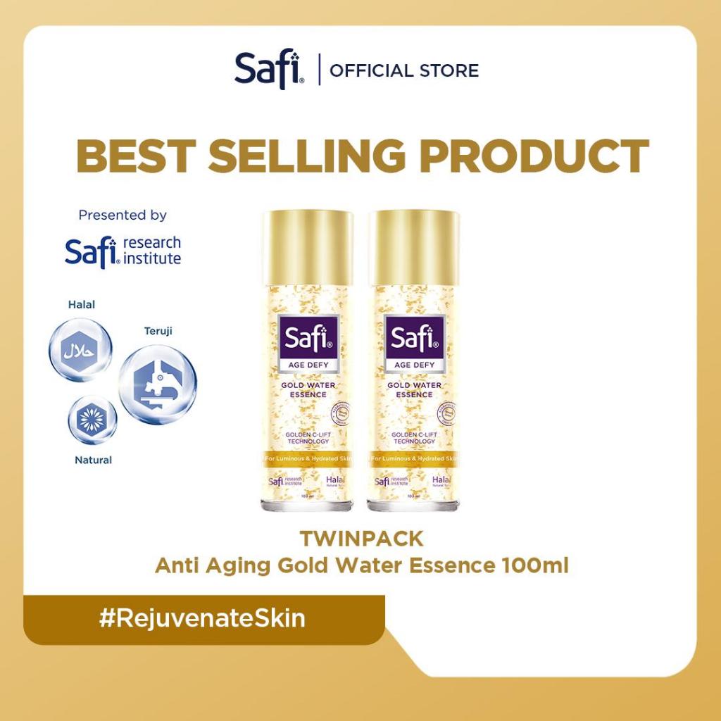 Safi Age Defy Anti Aging Gold Water Essence 100ml - Serum - Twinpack
