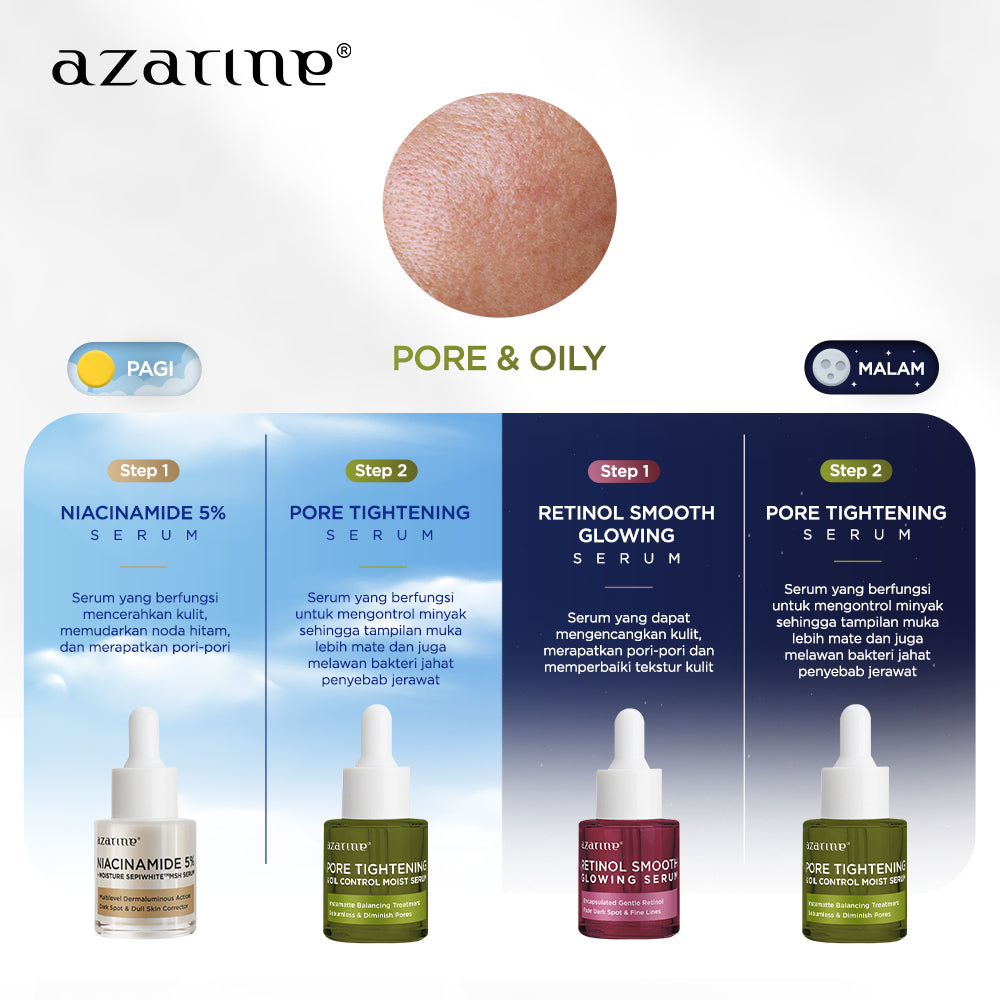 Azarine Niacinamide 5% + Moisture Sepiwhite Serum 20ml