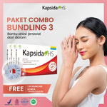 Kembang Bulan Kapsida HS 12 Kapsul FREE SCRUNCHIE KOREA - Obat Jerawat Gatal-gatal Kulit Bisul Alergi Bekas Jerawat Punggung dan Batu Ampuh untuk Kesehatan Kulit