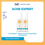 SAFI Acne Expert Sebum Control Fluid 100ml - TWINPACK