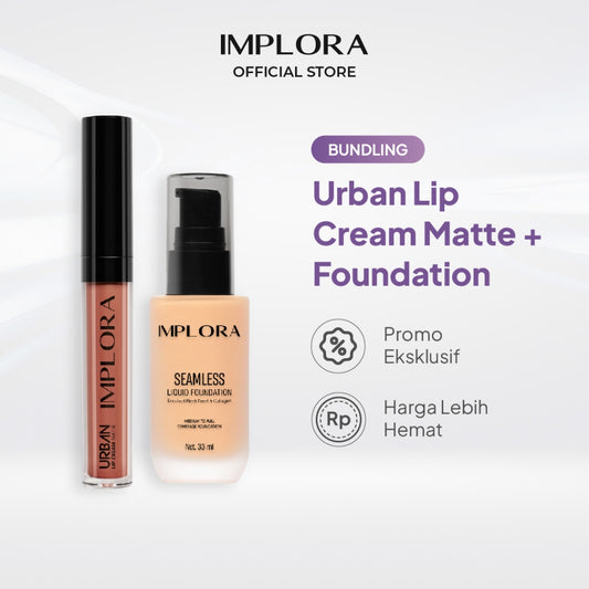 Implora Promo Lip Cream Matte + Foundation