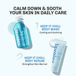 Lavojoy Keep It Chill Body Wash 300ml | Calm Down And Hydrate Skin | Sabun Mandi Cair | Sensasi Dingin | Menenangkan Kulit | Memperkuat Skin Barrier | Ceramide + Centella Asiatica + Mint Extracts