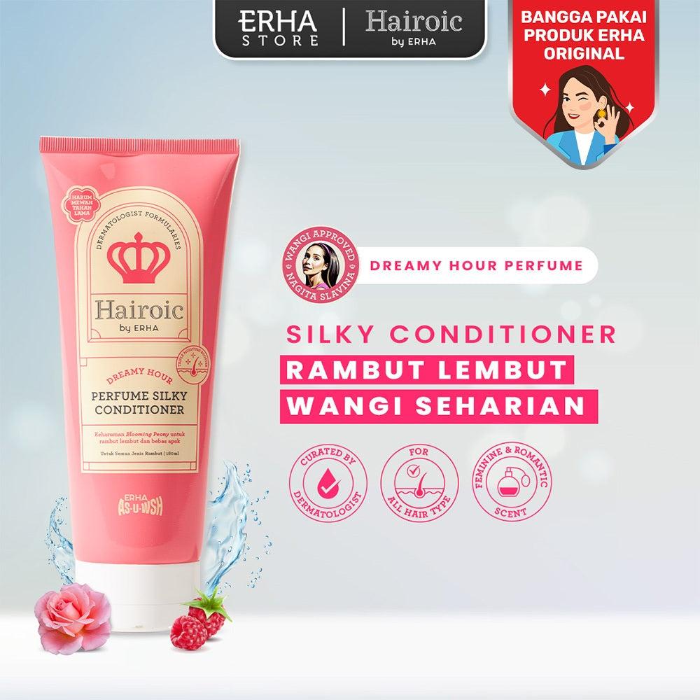 Hairoic Dreamy Hour Silky Conditioner 180ml - Parfum Kondisioner Rambut