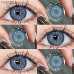 Eyeshare Softlens Blue Big Eyes 14.5mm 14.2mm 1Pasang Soft Lensa Kontak Soflen Blue