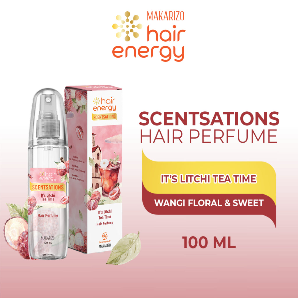 Makarizo Hair Energy Scentsations Hair Fragrance It's Litchi Tea Time 100 mL