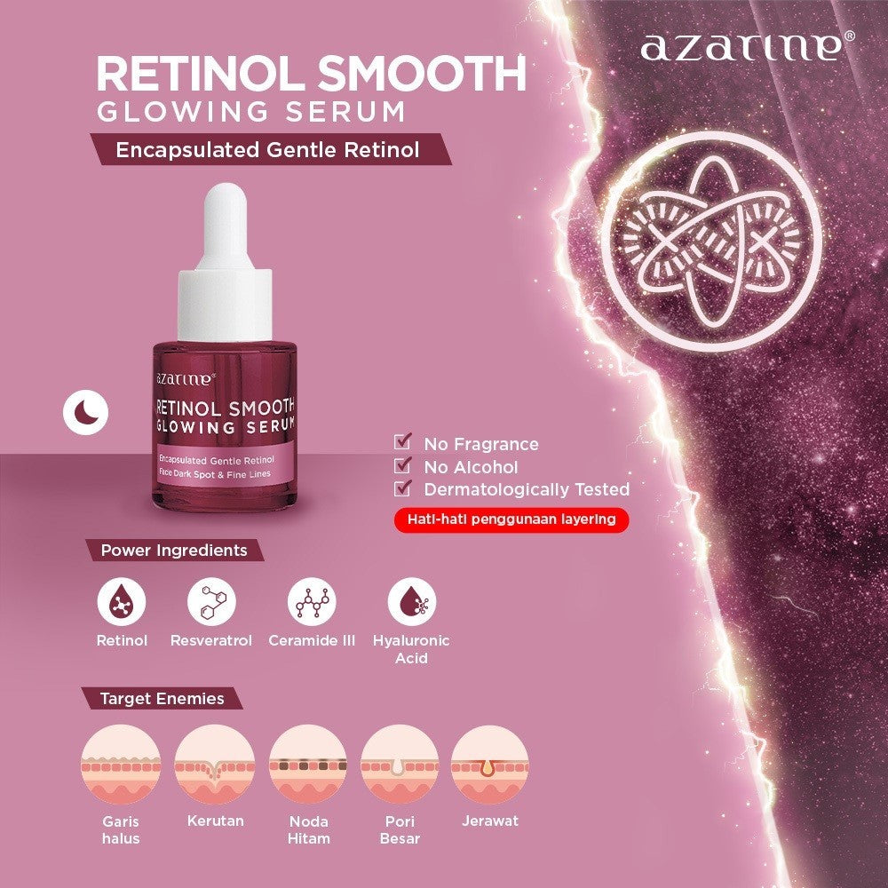 Azarine Skin Repair Bundle Paket Bundle Serum Memperbaiki Permasalahan Kulit Wajah