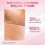 Hanasui Glow Expert Day Cream New Improved Formula - Gel Cream Ringan No Whitecast Mencerahkan & Kurangi Bintik Hitam - Niacinamide & Genowhite