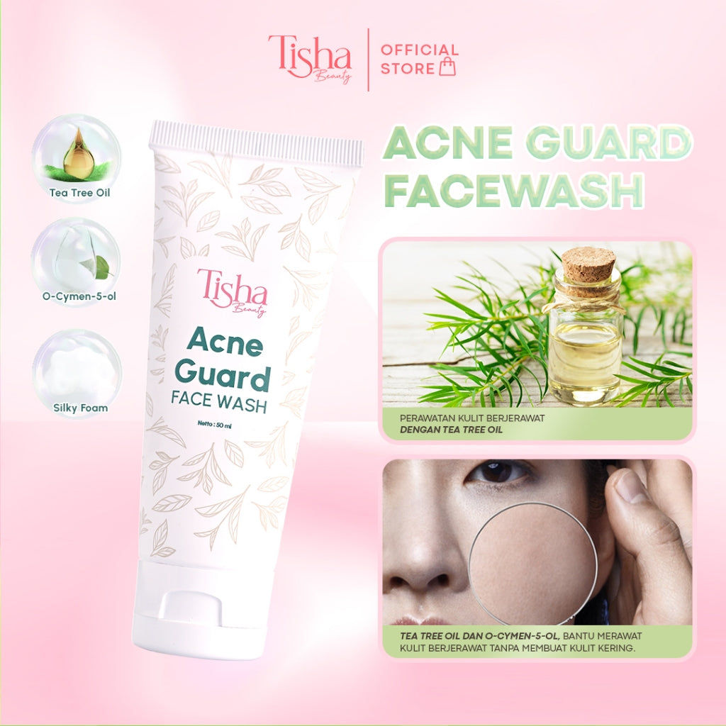 Tisha Beauty Acne Guard Face Wash – Tea Tree Anti Acne 50ml