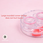 ColorPop Lens Care Kit | Kotak Softlens | Wadah Lensa Kontak | Travel Kit Transparant Soflens | Case Softlen Bening + Jepitan