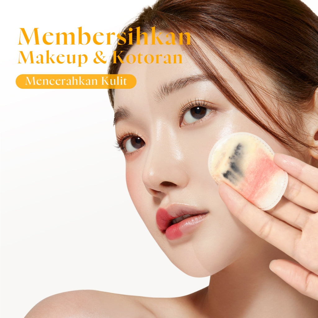 GLAD2GLOW YUJA VITAMIN C GLOW BOOSTING MICELLAR WATER-300ml Pembersih Wajah Make Up Remover Cleansing Water Mencerahkan Dark Spot Membersihkan makeup waterproof dan kotoran Memberikan rasa lembab dan mencerahkan kulit kusam