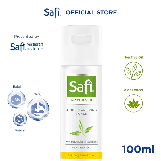 SAFI Naturals - Acne Clarifying Toner 100ml - Untuk Kulit Berjerawat