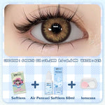 [COD] Colorvista Softlens 3 Item Paket kombinasi (1* Softlens +Air Pencuci Softlens 120ml+lenscase)