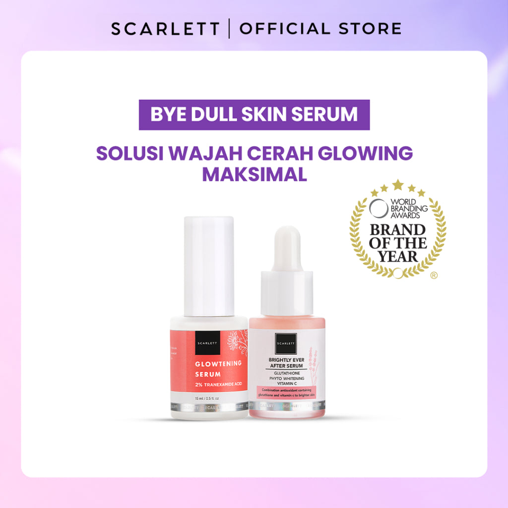 Scarlett Whitening Bye Dull Skin Serum Mencerahkan kulit