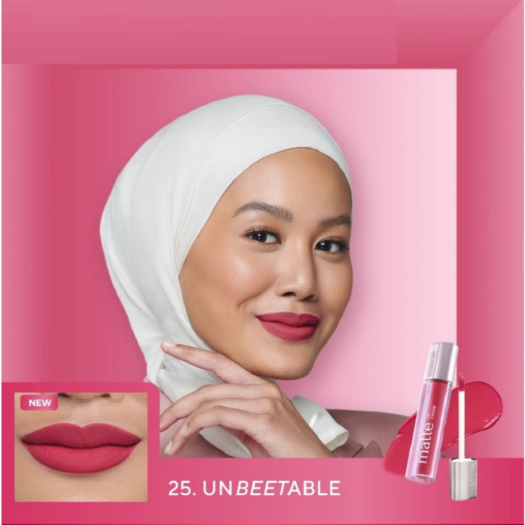 Wardah Exclusive Matte Lip Cream | Lipstik Matte Tahan Lama & Lembut di Bibir | Lip Cream Wardah 4g