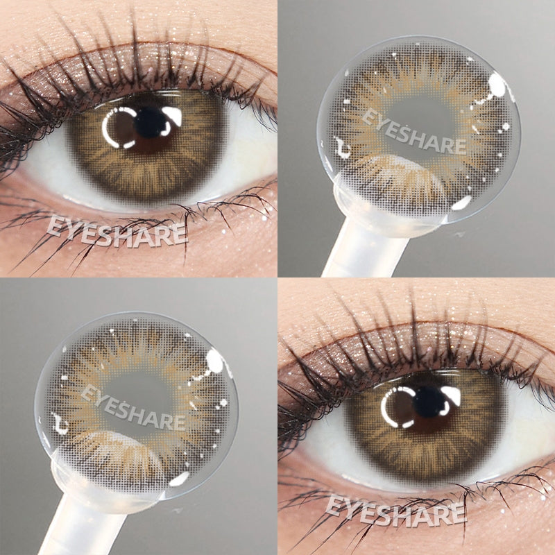 Eyeshare Barbie Softlens Gray Soft 14.2mm Color Contact Lens Yearly Use Big Eye Soflen